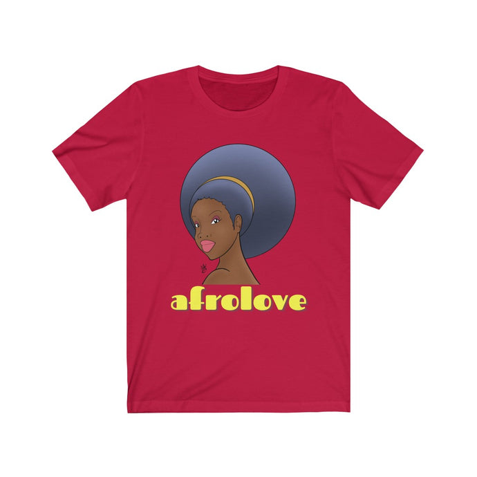 AfroLove Tee Original Art* - Love My Brown Skin Melanin Apparel