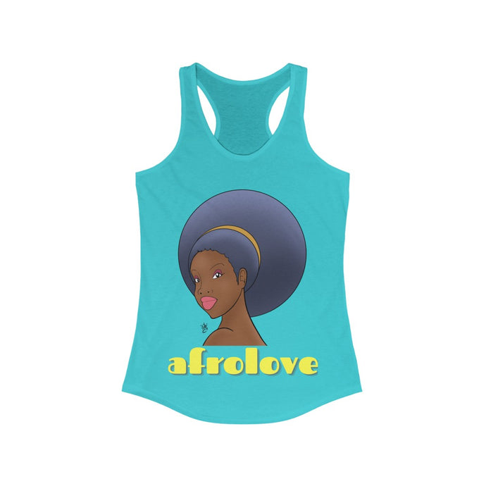 AfroLove Tank Original Art* - Love My Brown Skin Melanin Apparel