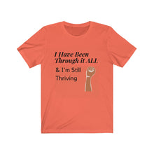 Load image into Gallery viewer, I&#39;ve Been Through it All &amp; I&#39;m Still Thriving Tee* - Love My Brown Skin Melanin Apparel
