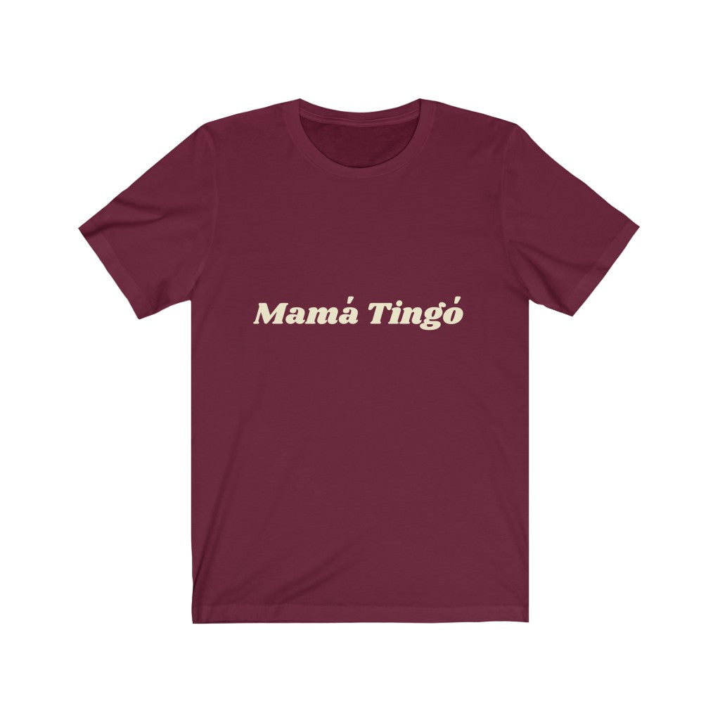 Mamá Tingó Tee* - white letters - Love My Brown Skin Melanin Apparel