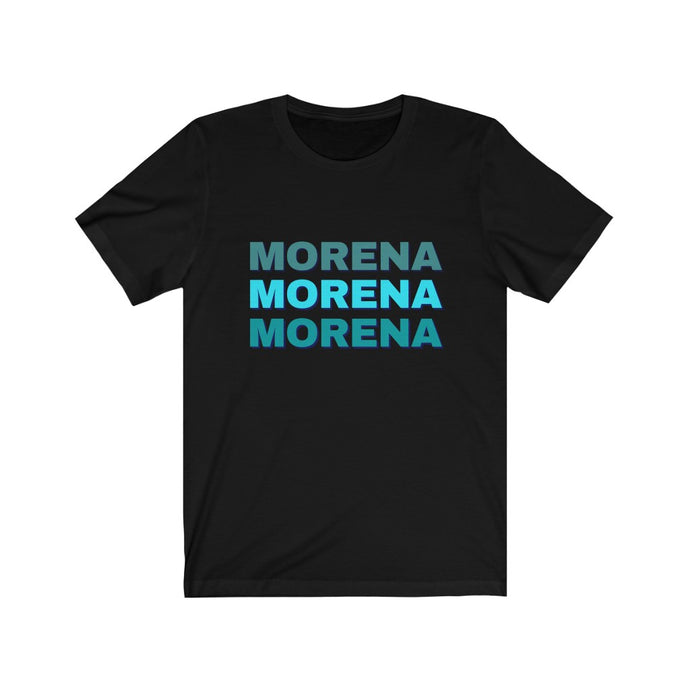 Morena x3 Tee* - aqua - Love My Brown Skin Melanin Apparel