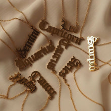 Load image into Gallery viewer, Pendant - Zodiac Pendant &amp; Necklace with Antique Font - Love My Brown Skin Melanin Apparel
