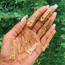 Load image into Gallery viewer, Pendant - Zodiac Pendant &amp; Necklace with Antique Font - Love My Brown Skin Melanin Apparel
