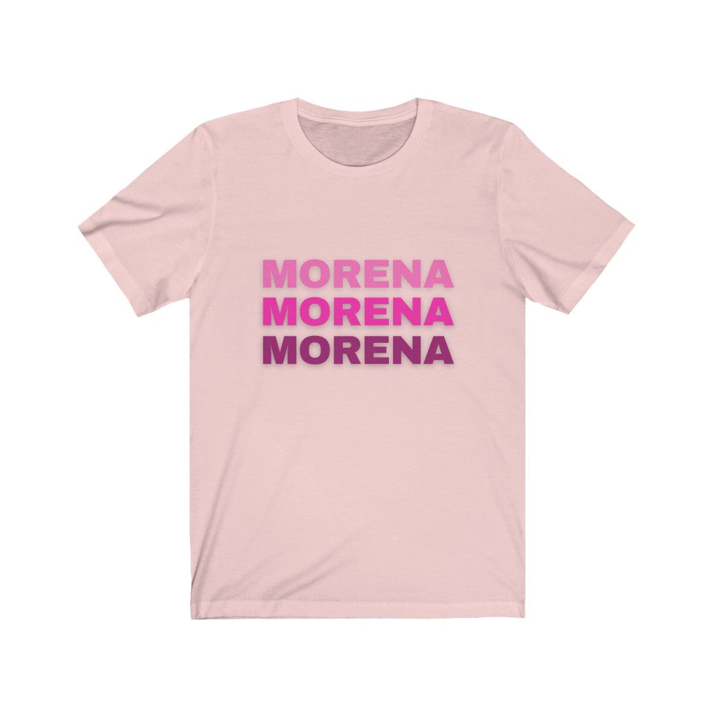 Morena x3 Tee* - pink - Love My Brown Skin Melanin Apparel