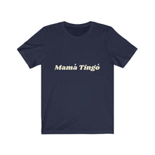 Load image into Gallery viewer, Mamá Tingó Tee* - white letters - Love My Brown Skin Melanin Apparel
